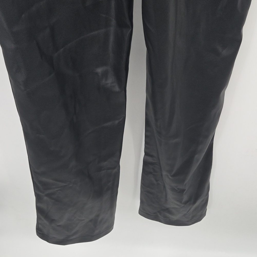 Black Faux Leather Jumpsuit NWT - Picture 15 of 16